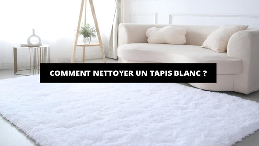 Comment Nettoyer Un Tapis Blanc ? - Mon Tapis Design