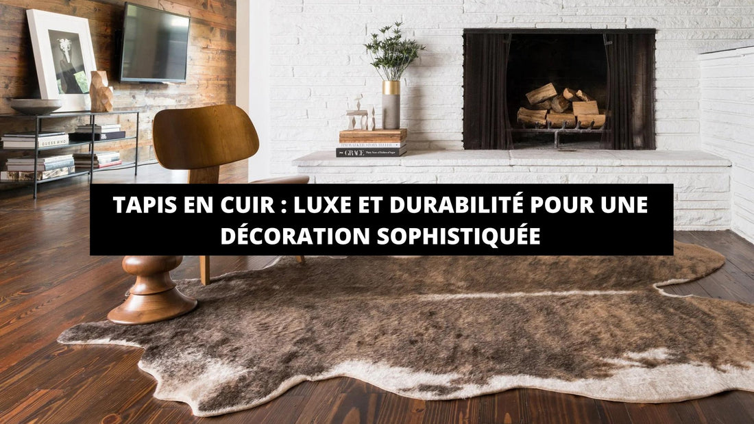 Tapis En Cuir : Luxe Et Durabilité Pour Une Décoration Sophistiquée - Mon Tapis Design