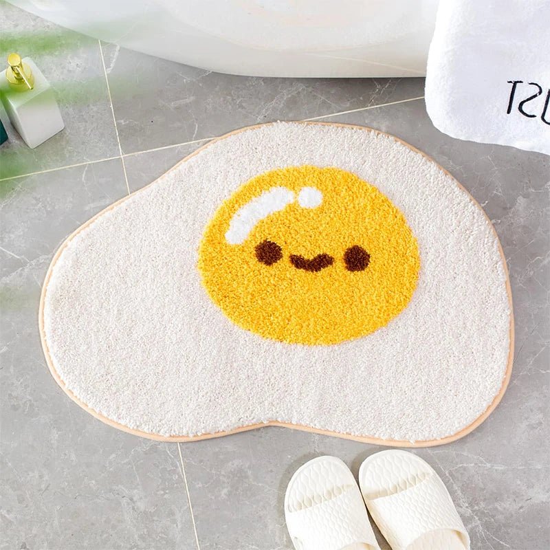 Tapis de Bain Oeuf Au Plat - Mon Tapis Design