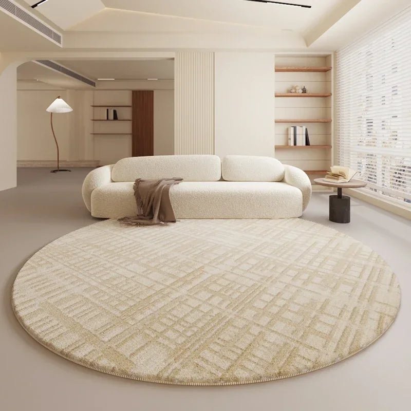 Tapis Rond Moderne Japandi - Mon Tapis Design