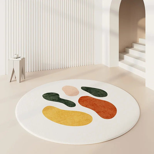 Tapis Rond Salon Bohème Chic - Mon Tapis Design