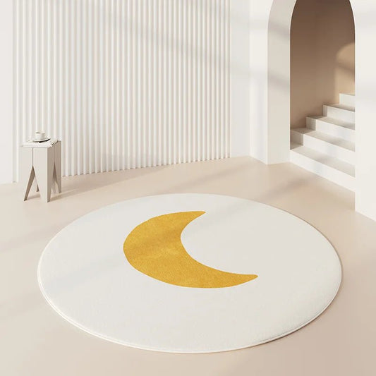 Tapis Rond Salon Charme Nomade - Mon Tapis Design