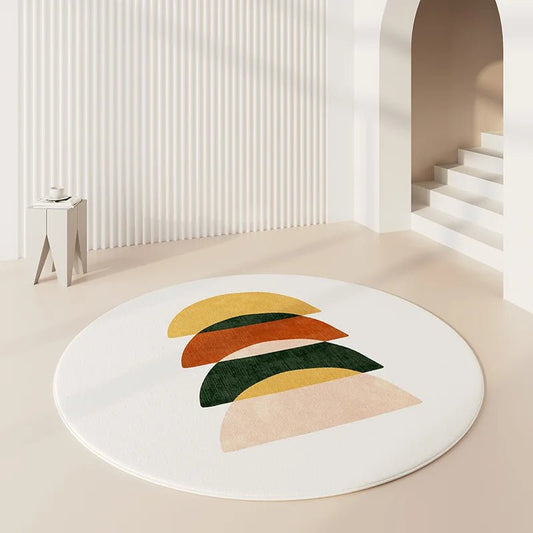 Tapis Rond Salon Esprit Bohème - Mon Tapis Design