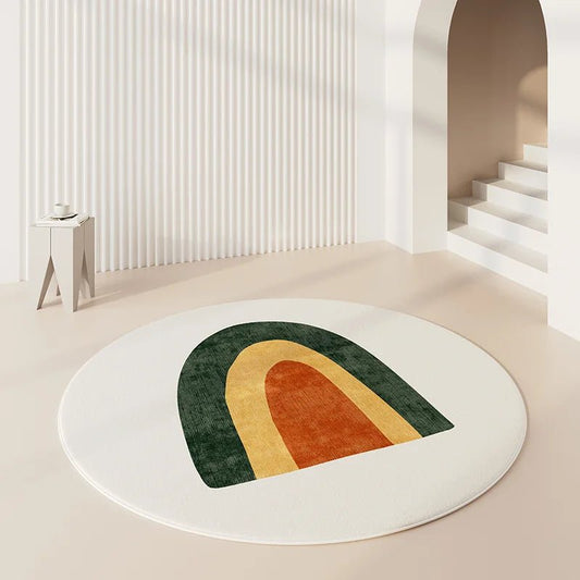 Tapis Rond Salon Harmonie Bohème - Mon Tapis Design