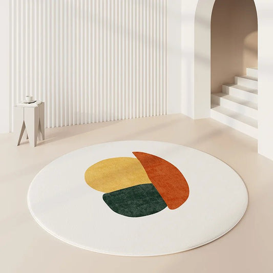 Tapis Rond Salon Motifs Bohèmes - Mon Tapis Design