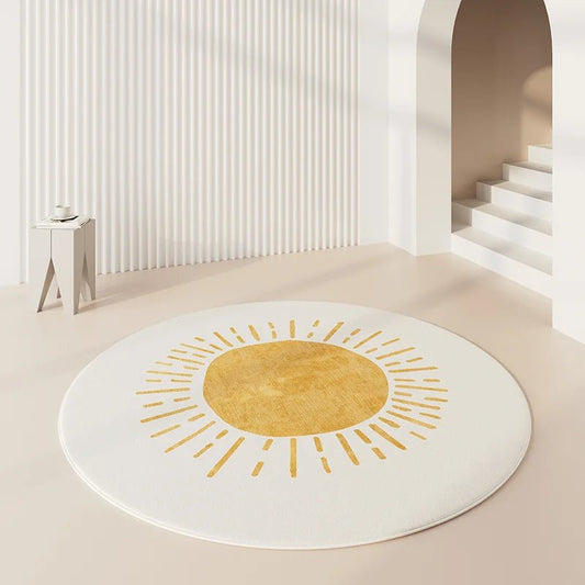 Tapis Rond Salon Style Bohème - Mon Tapis Design