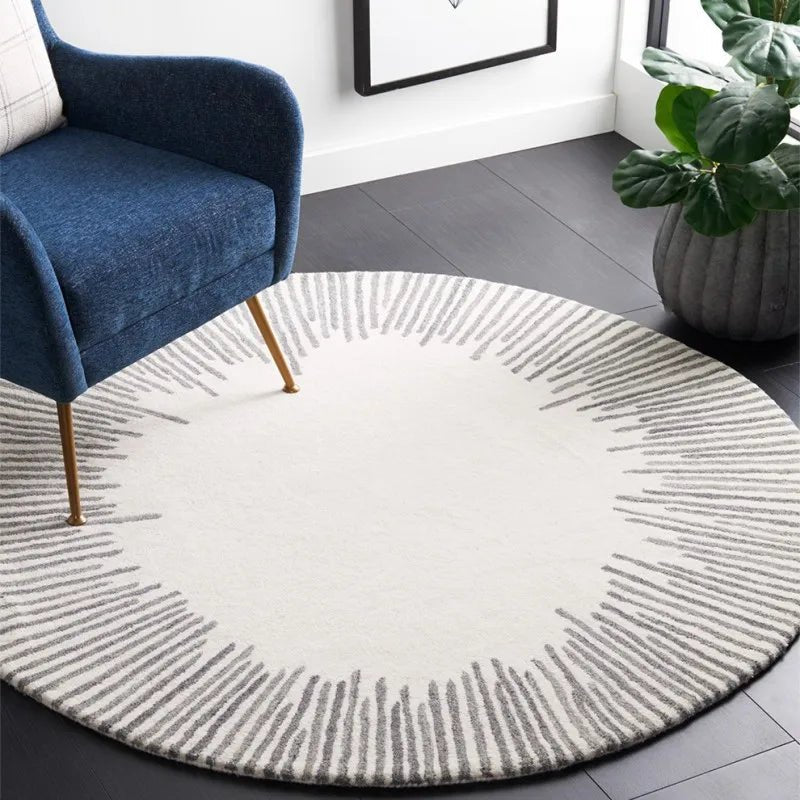 Tapis Rond Style Épuré - Mon Tapis Design