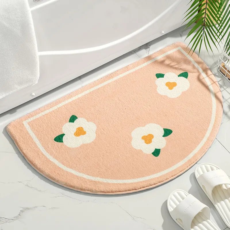 Tapis De Bain Antidérapant Pêche - Mon Tapis Design