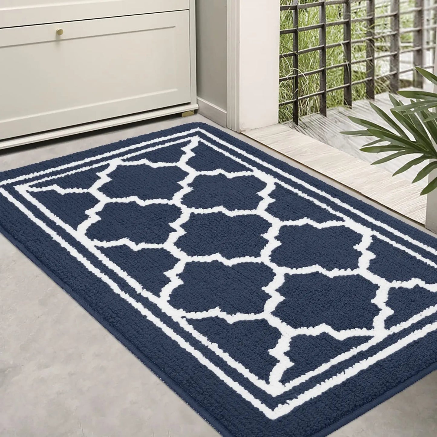 Tapis d'Entrée Design Bleu - Mon Tapis Design