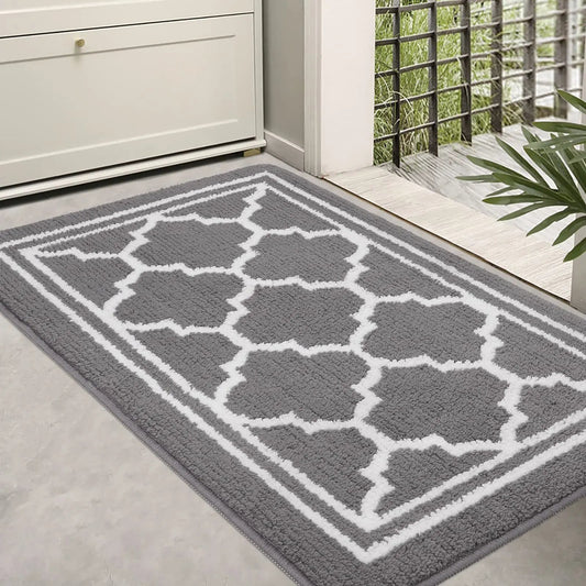 Tapis d'Entrée Design Gris - Mon Tapis Design