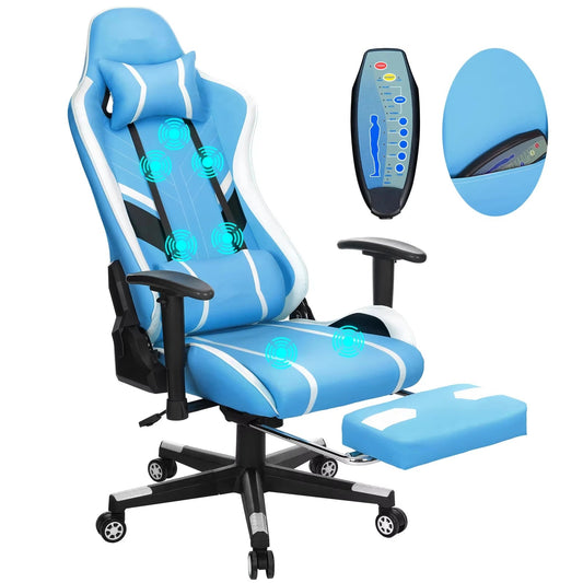 Chaise à Massage Bleue - Mon Tapis Design