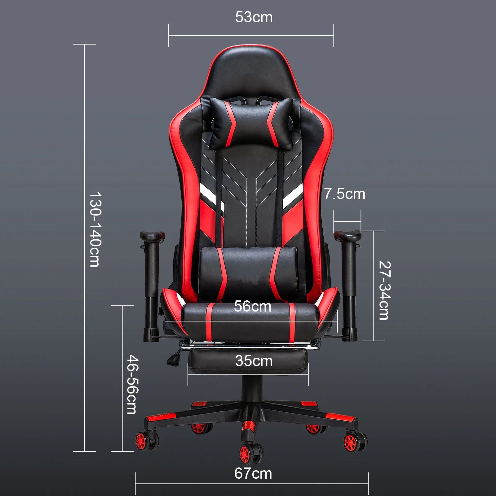 Chaise à Massage Rouge et Noire - Mon Tapis Design