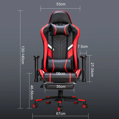 Chaise à Massage Rouge et Noire - Mon Tapis Design