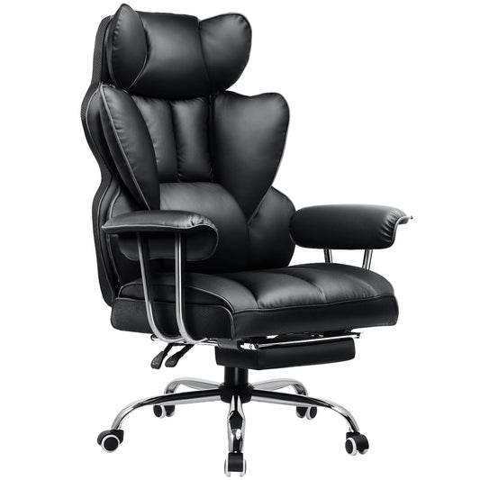 Chaise de Bureau Confortable Noire - Mon Tapis Design