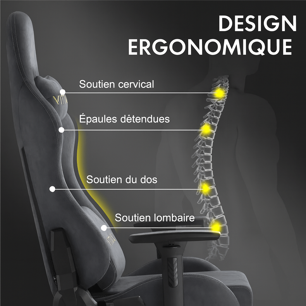 Chaise de Bureau Ergonomique Vert - Mon Tapis Design