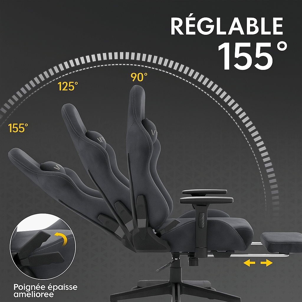 Chaise de Bureau Ergonomique Vert - Mon Tapis Design