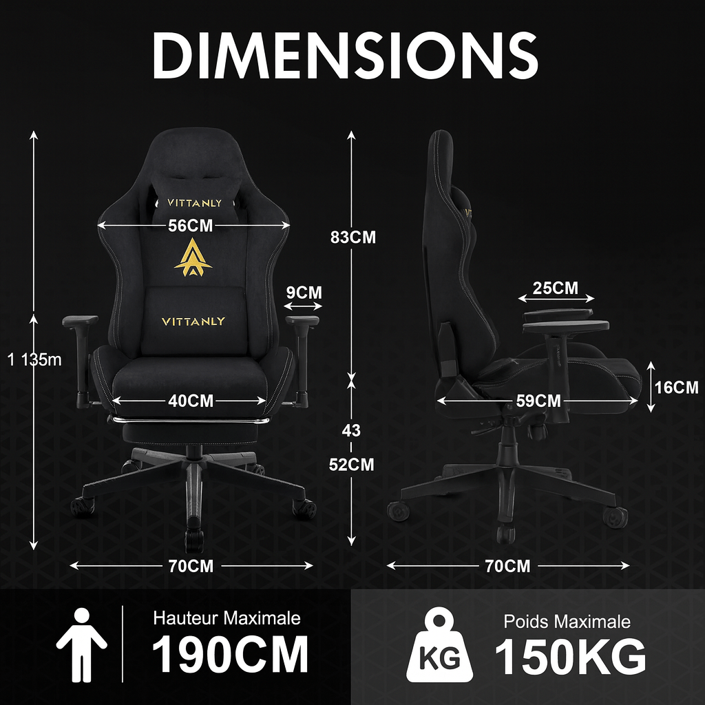 Chaise de Bureau Ergonomique Vert - Mon Tapis Design