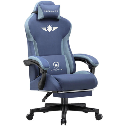 Chaise de Bureau Gaming Bleue - Mon Tapis Design