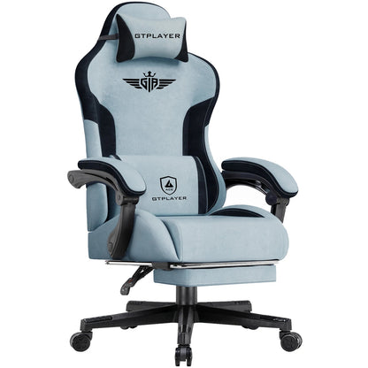 Chaise de Bureau Gaming Bleue Clair - Mon Tapis Design