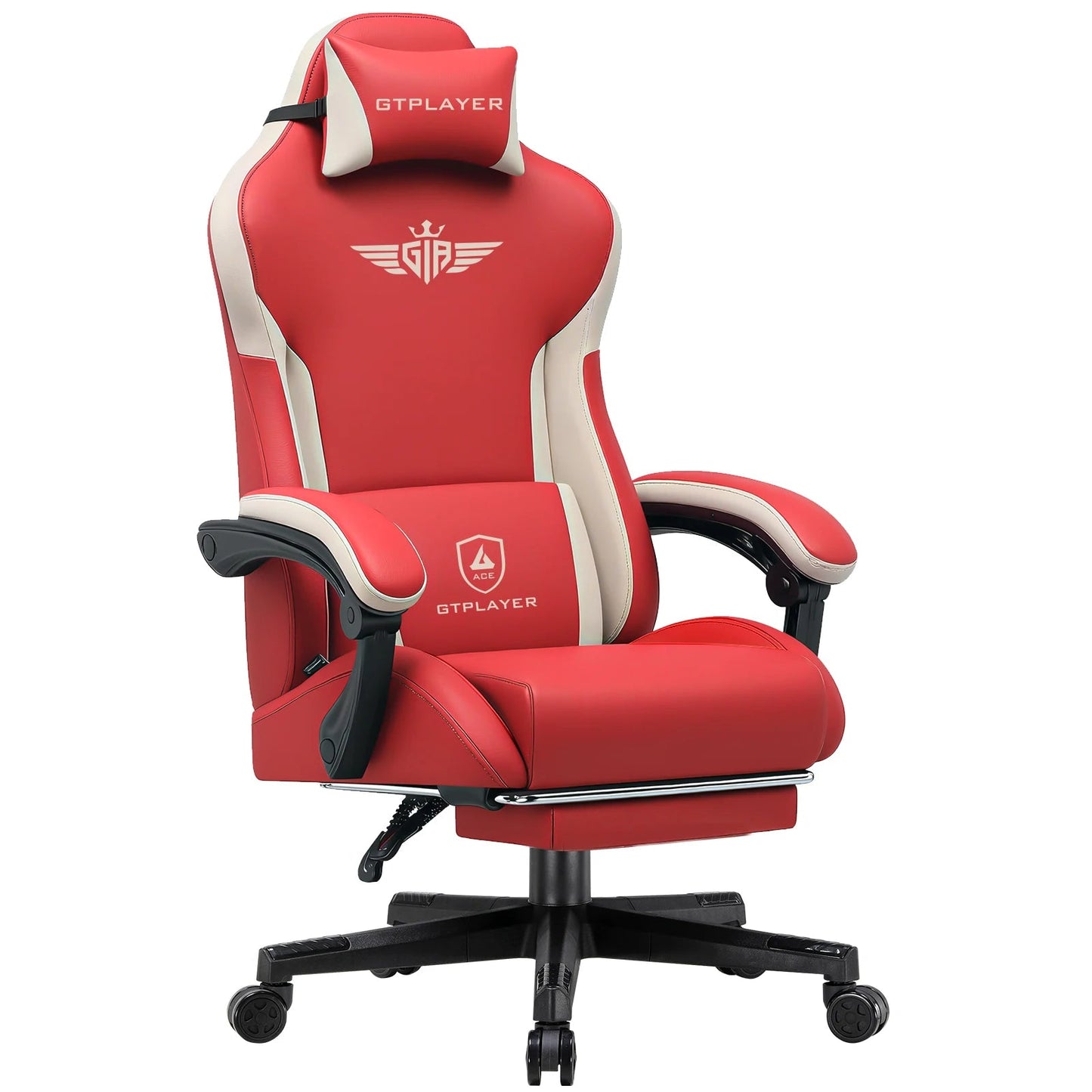 Chaise de Bureau Gaming Rouge - Mon Tapis Design