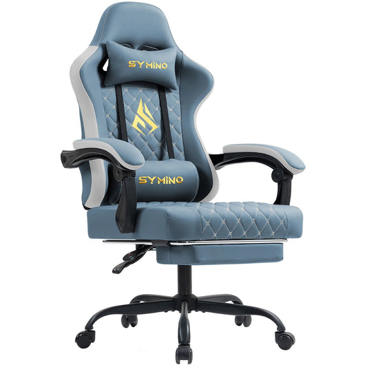 Chaise de Gaming Bleue Clair - Mon Tapis Design