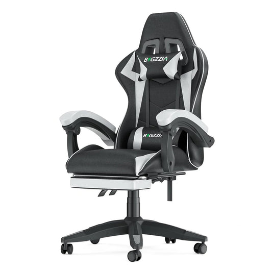 Chaise de Gaming Ergonomique Blanche - Mon Tapis Design