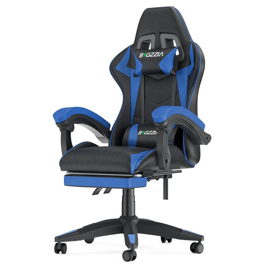 Chaise de Gaming Ergonomique Bleue - Mon Tapis Design