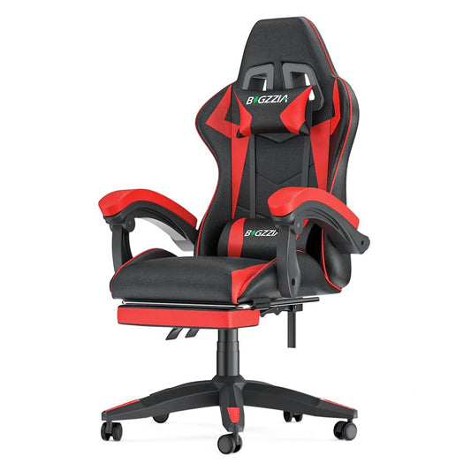 Chaise de Gaming Ergonomique Rouge - Mon Tapis Design