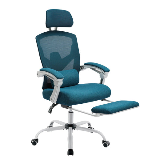 Chaise Ergonomique de Bureau Bleue - Mon Tapis Design