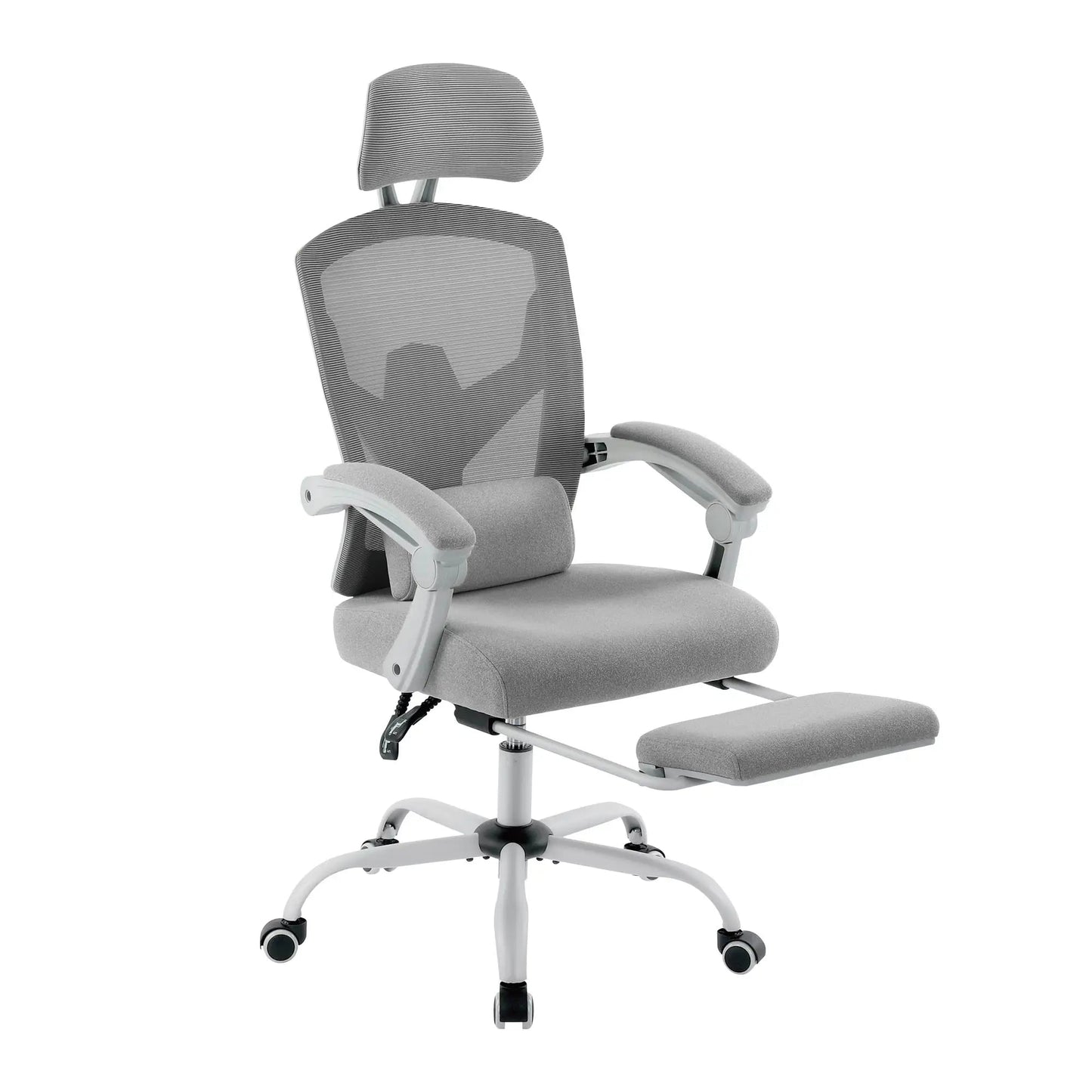 Chaise Ergonomique de Bureau Grise - Mon Tapis Design