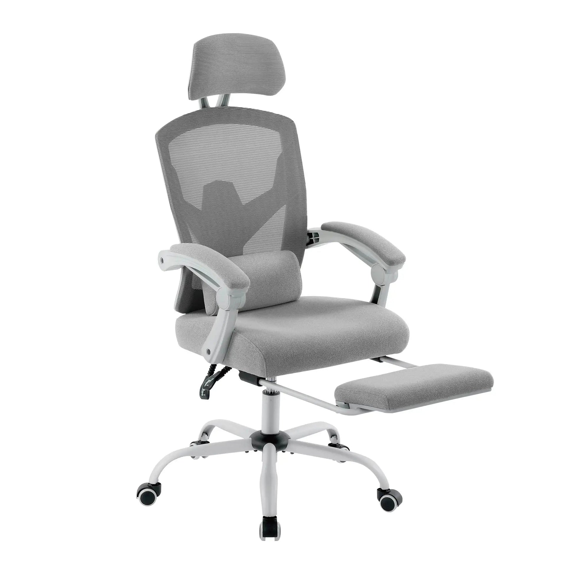 Chaise Ergonomique de Bureau Grise - Mon Tapis Design
