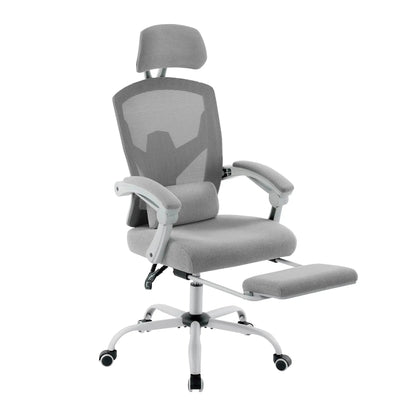 Chaise Ergonomique de Bureau Grise - Mon Tapis Design