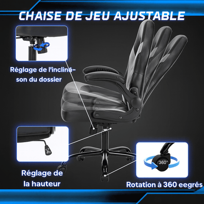 Chaise Ergonomique Gaming Rose - Mon Tapis Design