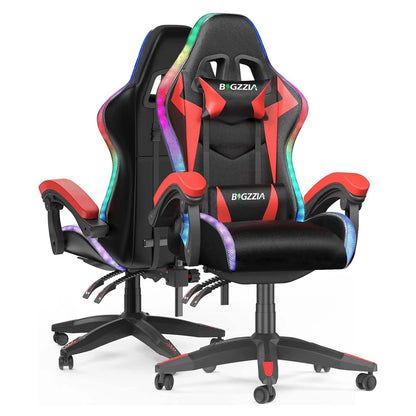 Chaise Gaming RGB Blanche - Mon Tapis Design