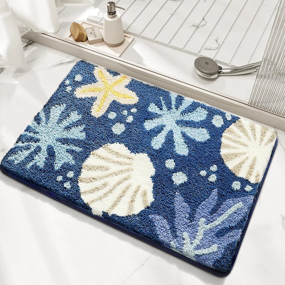 Tapis de Bain Coquillages - Mon Tapis Design