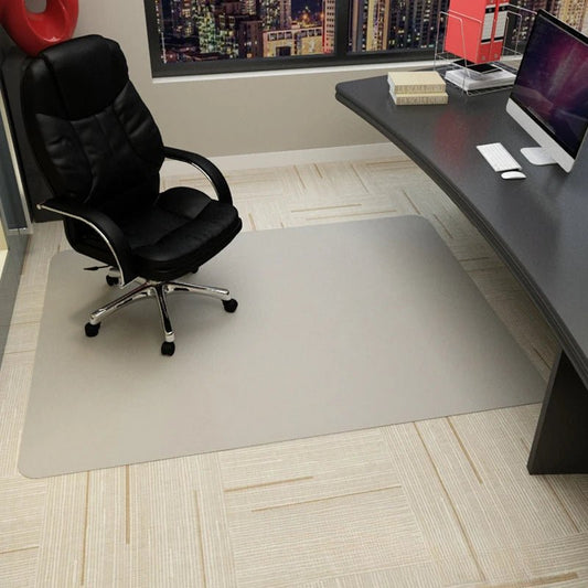 Tapis De Bureau Blanc Foncé - Mon Tapis Design