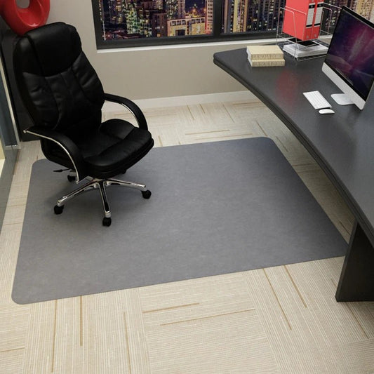 Tapis De Bureau Gris Clair - Mon Tapis Design