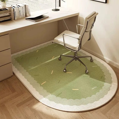 Tapis de Bureau Moderne Vert - Mon Tapis Design