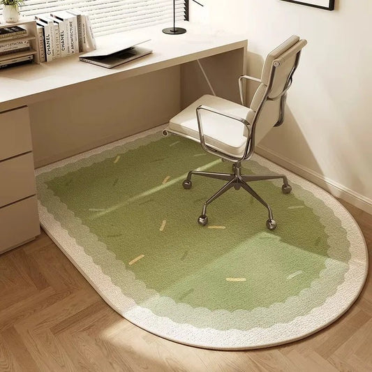Tapis de Bureau Moderne Vert - Mon Tapis Design