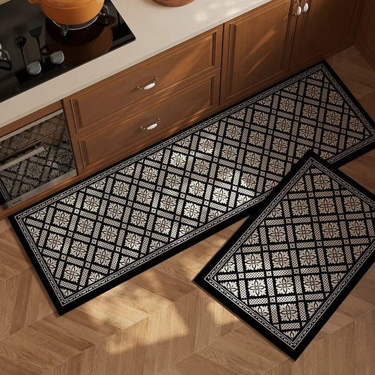 Tapis de Cuisine Effet Carrelage Ancien - Mon Tapis Design