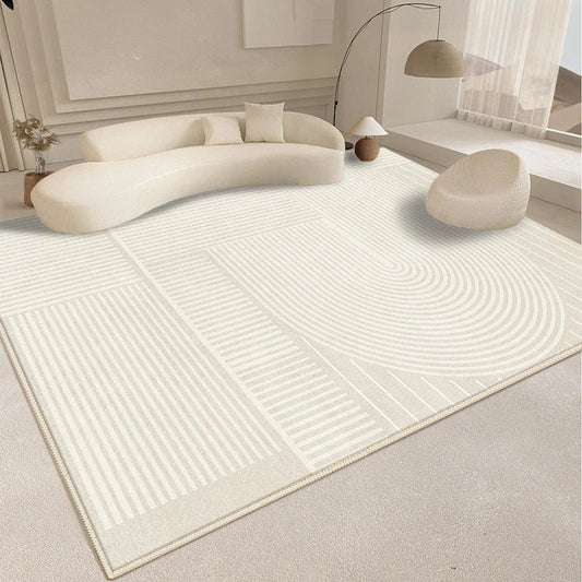 Tapis De Salon Inspiration Japandi - Mon Tapis Design