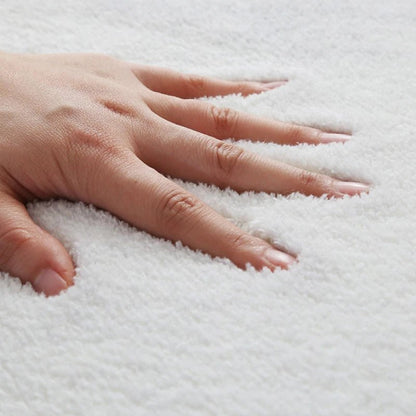 Tapis De Salon Minimaliste Design Blanc - Mon Tapis Design
