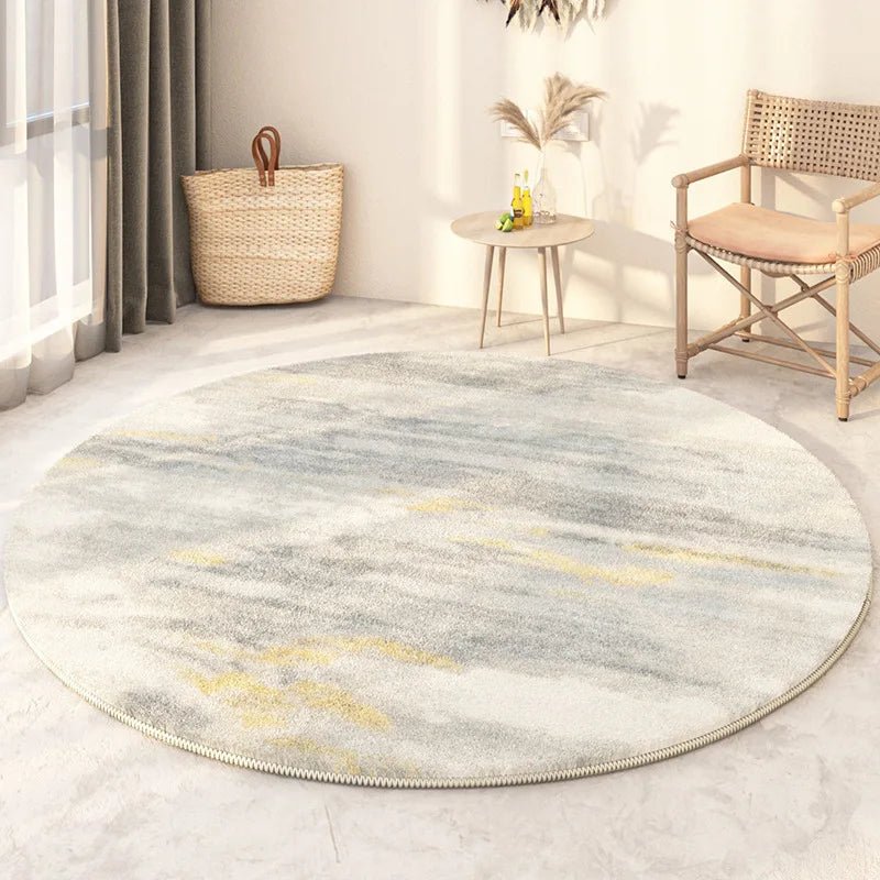Tapis Rond Clair Nordique - Mon Tapis Design