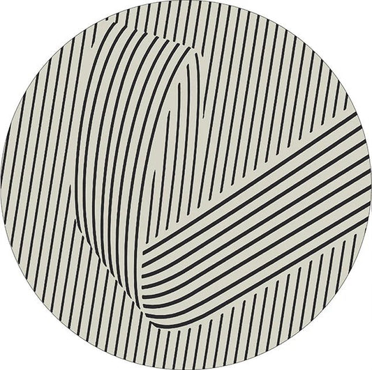 Tapis Rond Décor Scandinave - Mon Tapis Design