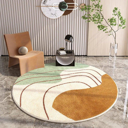 Tapis Rond Design Minimaliste Épuré - Mon Tapis Design
