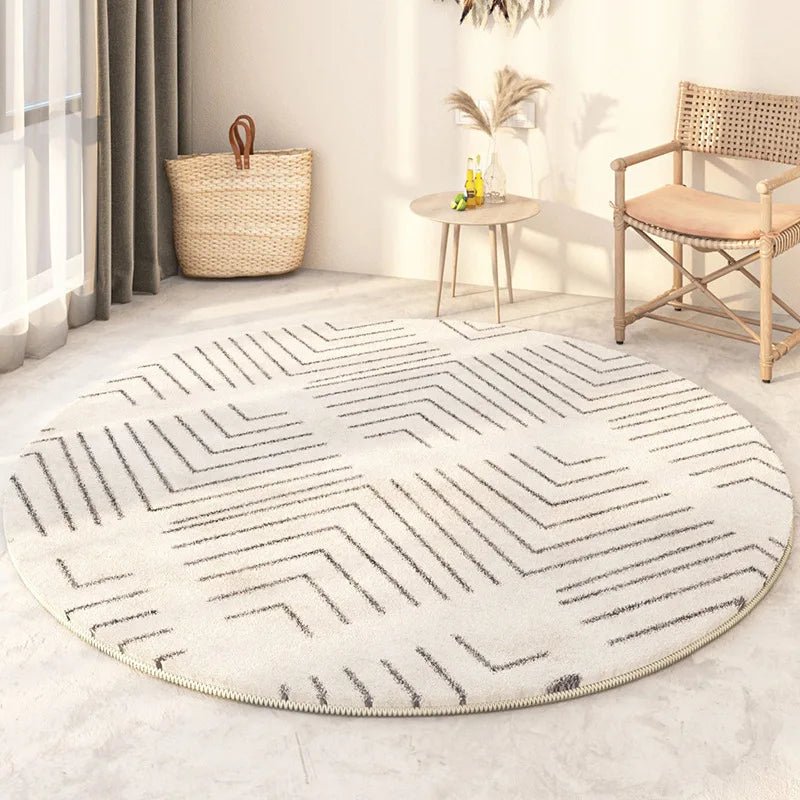 Tapis Rond Design Nordique - Mon Tapis Design
