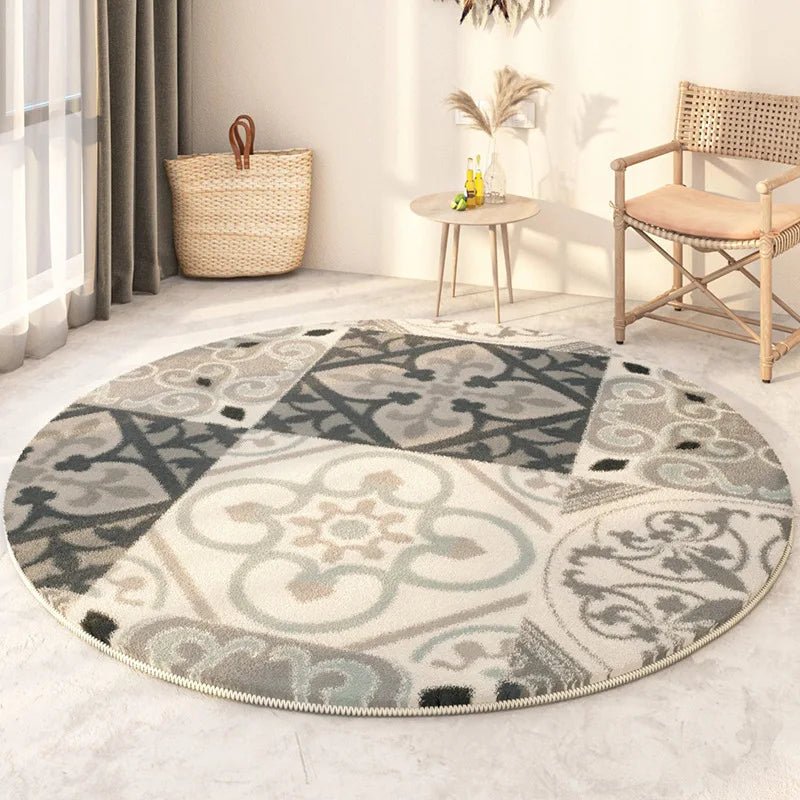 Tapis Rond Design Scandinave - Mon Tapis Design