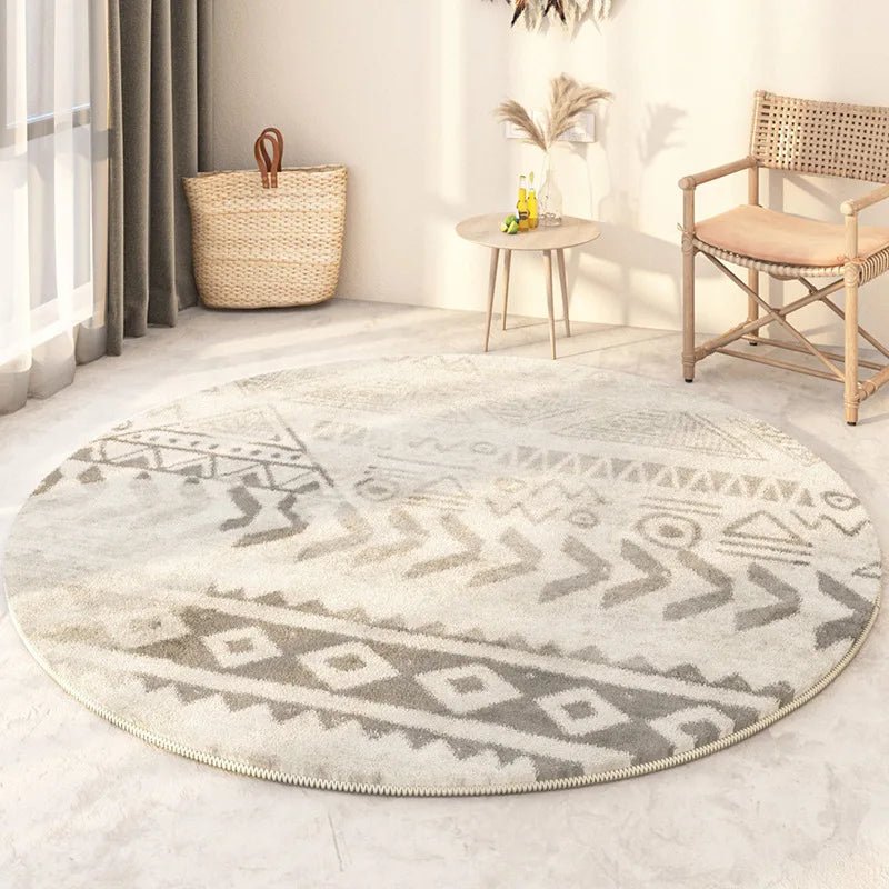 Tapis Rond Douceur Nordique - Mon Tapis Design