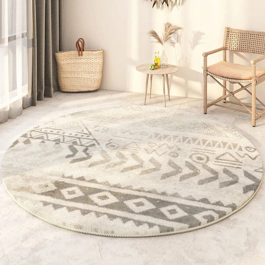 Tapis Rond Douceur Nordique - Mon Tapis Design