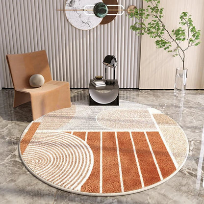 Tapis Rond Minimaliste Design Zen - Mon Tapis Design